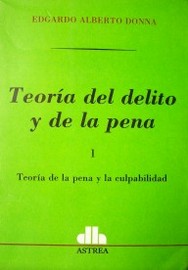 Teoría del delito y de la pena