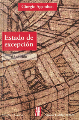 Estado de excepci&oacute;n : homo sacer, II, 1