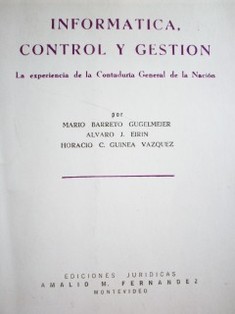 Informática, control y gestión : la experiencia de la Contaduría General de la Nación