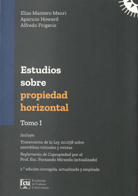 Estudios sobre propiedad horizontal. v.1