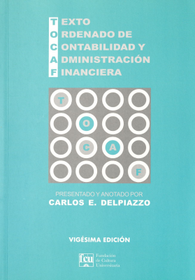 TOCAF : Texto ordenado de contabilidad y administraci&oacute;n financiera