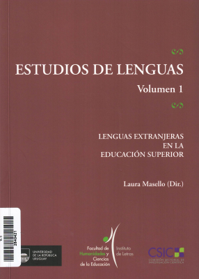 Estudios de lenguas. v.1 : lenguas extranjeras en la educaci&oacute;n superior
