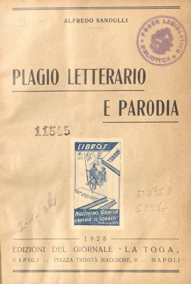 Plagio letterario e parodia
