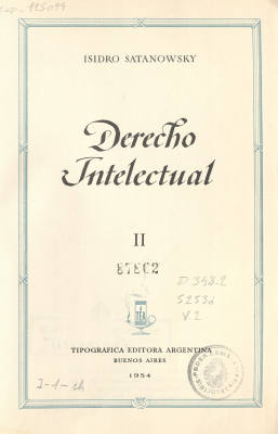 Derecho intelectual