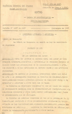 Propiedad literaria y art&iacute;stica