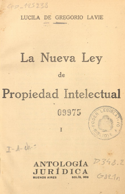 La nueva ley de propiedad intelectual
