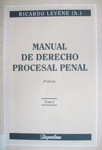 Manual de Derecho Procesal Penal