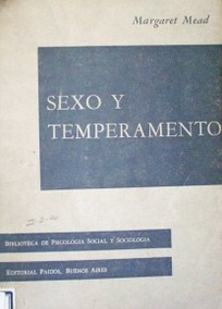 Sexo y temperamento