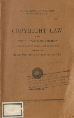 Copyright law of the united states of america