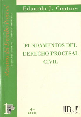 Fundamentos del derecho procesal civil