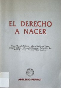 El Derecho de nacer