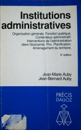 Institutions administratives