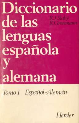 Diccionario de las lenguas española y alemana = Wörterbuch der spanischen und deutschen sprache