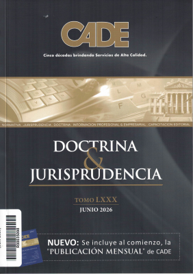 Revista CADE : Doctrina & Jurisprudencia, T.LXXX - Jun. 2026