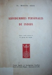 Servidumbres personales de indios