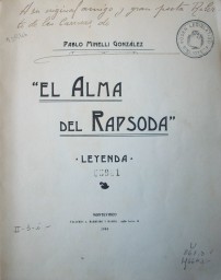 "El Alma del Rapsoda" : leyenda