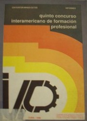 Quinto Concurso Interamericano de Formación Profesional