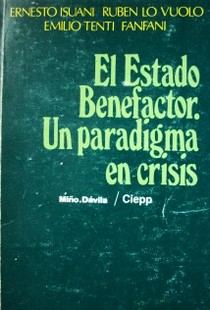 El Estado benefactor : un paradigma en crisis