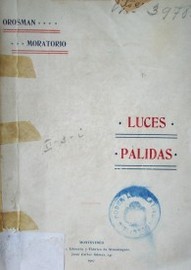 Luces pálidas : versos