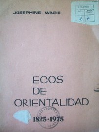 Ecos de orientalidad