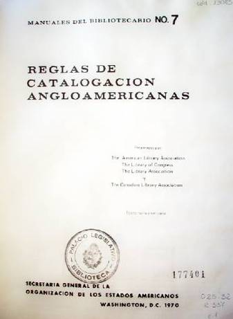 Reglas de Catalogación Angloamericanas