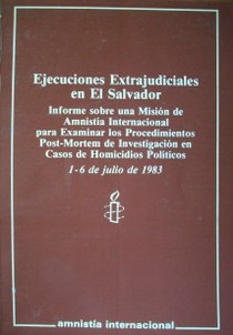 Ejecuciones extrajudiciales en El Salvador
