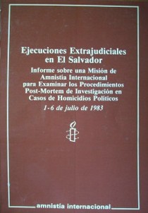 Ejecuciones extrajudiciales en El Salvador