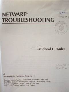 Netware troubleshooting