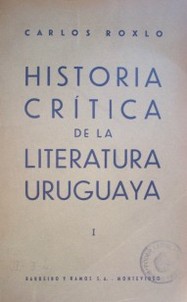 Historia crítica de la literatura uruguaya