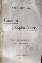 Canto a Joaquin Suárez