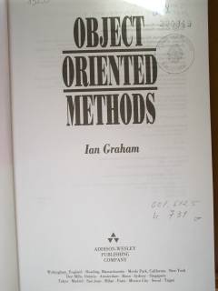 Object oriented methods