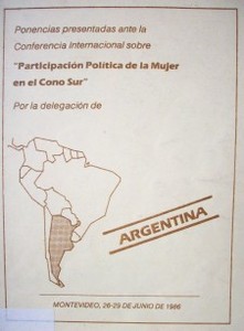 Conferencia Internacional sobre "Participación Política de la Mujer en el Cono Sur"