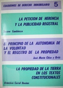 La petición de la herencia y la publicidad registral