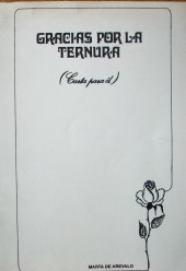 Gracias por la ternura : (carta para él)