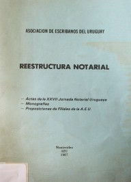 Reestructura notarial