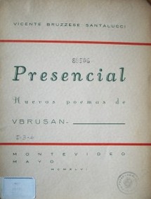 Presencial : nuevos poemas de Vbrusan
