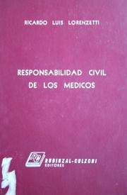 Responsabilidad civil de los médicos