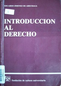 Introducción al derecho