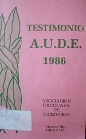 Testimonio A.U.D.E 1986