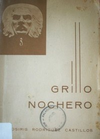 Grillo nochero :  poemas terruñeros