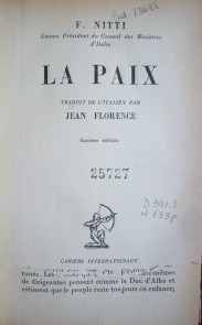 La paix