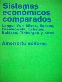 Sistemas económicos comparados.