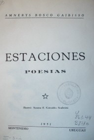 Estaciones : poesías