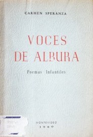 Voces de albura : poemas infantiles