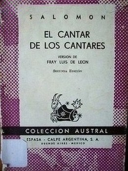 El Cantar de los Cantares