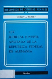 Ley judicial anotada de la República Federal de Alemania