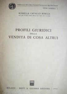 Profili giuridici della vendita di cosa altrui