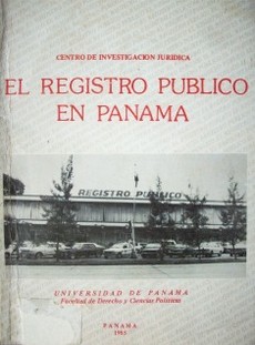 El registro público en Panamá