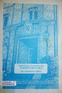 Impuesto a las rentas agropecuarias (IRA)