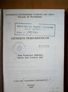 Géneros Periodísticos